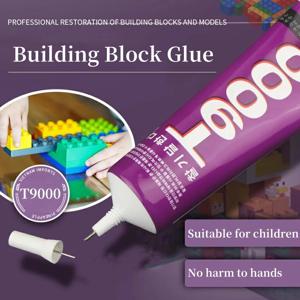 1PCS T9000 빌딩 블록 접착제 투명 소프트 다목적 15/50/110ML 접착제 DIY 매일 사용 접착제 수리 모델 장난감