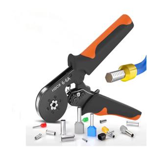 페럴 슬리브 터미널 압착 도구 미니 전기 펜치 HSC8 6-4/6-6(0.25-10mm²/0.25-6mm²) 와이어 연결 수리 클램프