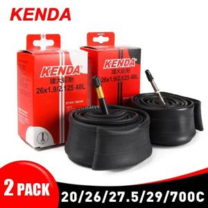 2Pcs KENDA 자전거 내부 튜브 20/26/27.5/29/700c Schrader Presta 부틸 고무 MTB 도로 자전거 튜브 내부 타이어 자전거 부품