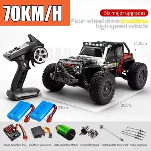 RC카 1/16 16103Pro 50km/h 또는 75km/h LED 브러시리스 모터 4륜구동 오프로드 4x4 고속 드리프트 몬스터 트럭 어린이 장난감 선물
