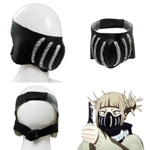 판타지아 토가 히미코 ‌ ‌   마스크 여성 코스프레 페이스웨어 애니메이션 히어로 오브 아카데미아 의상 액세서리 할로윈 카니발 소품