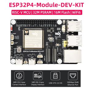 ESP32-P4-모듈-DEV-KIT ESP32-P4 개발 보드(ESP32-C6 WiFi 6 Bluetooth 5 BLE MIPI CSI DSI RJ45 USB PoE 포트 스피커 포함)