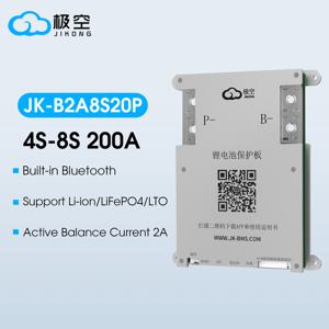 JIKONG JK BMS JK-B2A8S20P 4S 5S 6S 7S 8S 12V 24V 200A HEAT RS485 CAN 액티브 스마트 밸런스 BMS Lifepo4 리튬이온 Lto 배터리 할인 판매