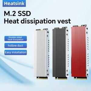 M.2 SSD 히트싱크 M2 2280 솔리드 스테이트 하드 디스크 알루미늄 라디에이터(열 실리콘 패드 포함) PS5 데스크탑 PC NGFF NVME