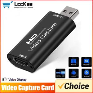 HDMI 호환 USB 비디오 캡처 카드 1080P USB 2.0 게임 그래버 박스 PS4 DVD 카메라 PC 녹화 비디오 라이브 스트리밍