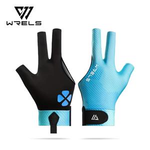 WRELS 세 손가락 당구 장갑 통기성 땀 흡수 스누커 장갑 탄력성 부드럽고 가벼운 당구 훈련 장갑