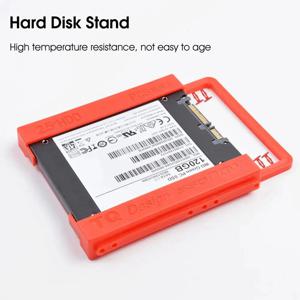 데스크탑용 하드 디스크 스탠드 SSD 거치대, 크래킹 방지 전문 SSD 어댑터 브래킷, 2.5 인치-3.5 인치