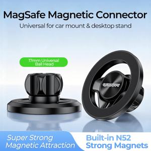 MagSafe 자기식 자동차 휴대폰 홀더 액세서리 17mm 볼 헤드용 자석 베이스 자동차 휴대폰 거치대 GPS 브래킷