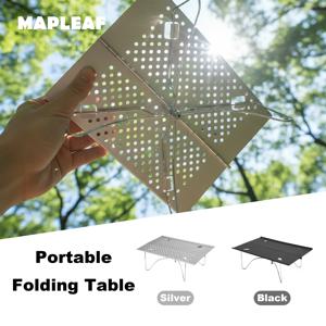 MAPLEAF 접이식 테이블 초경량 300g 알루미늄 합금 30kg 하중 X 형 지지 캠핑 하이킹 피크닉 여행 낚시 백패킹 컴팩트 휴대용 보관가방 실버 31x10.8x1.7cm 야외용 경량 캠핑테이블 폴딩 테이블 다용도 사계절 캠핑용 내구성 보조 방풍 방한 겨울 해변 발코니 BBQ 도구없이 4계절 튼튼한 방수