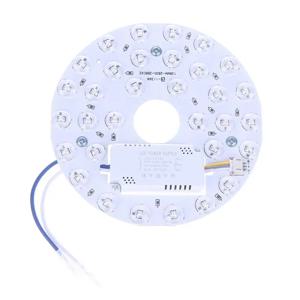 팬 광원 IRALAN 패널 LED 전구 칩 라이트 보드 AC 85-265V 에너지 절약형 원형 교체 가능 LED 광원핫