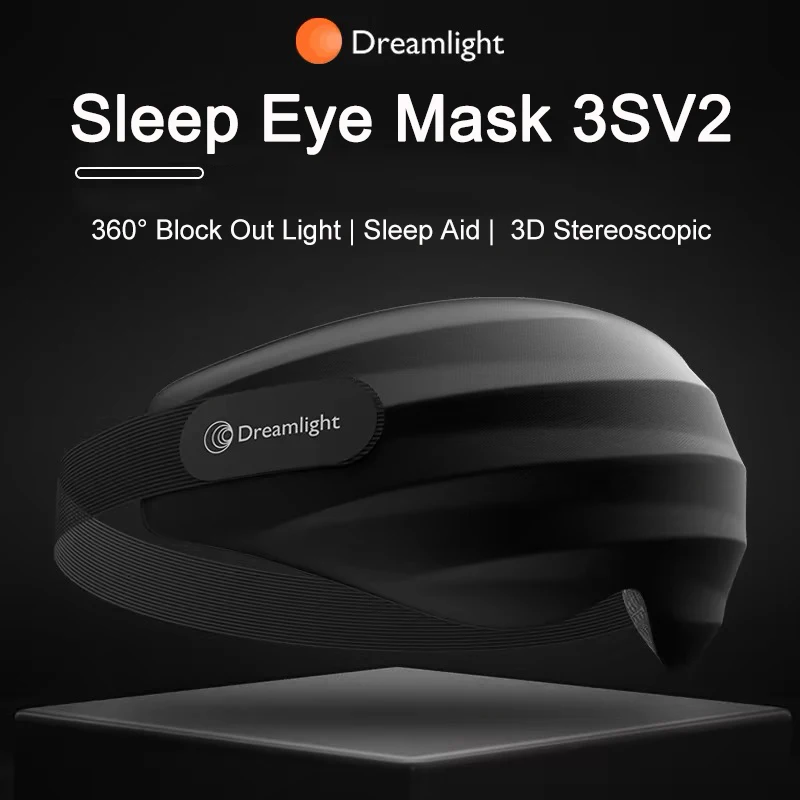 Dreamlight 3s 아이 마스크 수면 3D 입체 수면 보조 남성 여성 성인 휴대용 슬리핑 블록 아웃 라이트 아이 마스크 여행