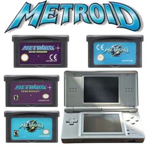 GBA NDS 메트로이드 시리즈 GBA 게임 32비트 비디오 게임 카트리지 콘솔 카드 퓨전 제로 미션 미국/유럽 클래식 게임 컬렉션