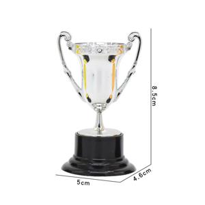 축구 대회용 미니 트로피, 작은 플라스틱 트로피 컵, 어린이용 보상품, 사무실 장식용 소품
