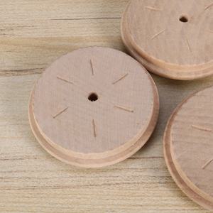 80개입, 30x25mm 고급 나무 버튼형 마감재, 계단 가구, 계단 보수, 공예 프로젝트에 사용, 돔형 머리, 돌출형 마감