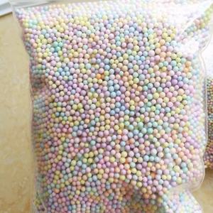 2-3.5mm 16000pcs 새로운 DIY 점액 공 출혈하지 않는 컬러 폼 비즈 점액 공급 필러 물고기 탱크 장식 장난감