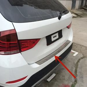 자동차 스타일링 후면 범퍼 보호대 씰 트렁크 후면 가드 트레드 플레이트 트림 BMW X1 F48 2016 2017 2018 2019 2020 2021 2022 2023