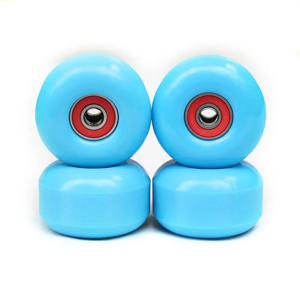 베어링 장착 스케이트보드 바퀴, 완전한 PU 스케이트보드 부품, 라이딩용 바퀴, 95A, 52mm x 30mm, 4 개