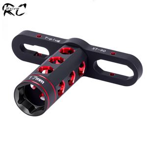 1/8 RC 자동차 오프로드 몬스터 트럭 Trax X-MAXX 용 알루미늄 17mm 휠 육각 너트 슬리브 렌치 도구