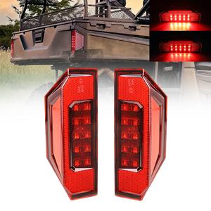 Polaris Ranger 일반 CREW 570 900 1000 PRO XD XP 4P 2013 - 2019 UTV ATV 브레이크 램프 후면 미등 용 LED 테일 라이트