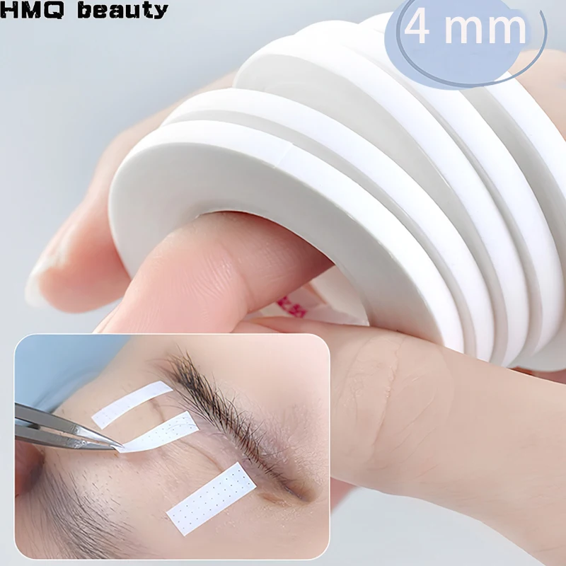 10/20PCS 4mm 퍼밍 좁은 접착 테이프 속눈썹 리프팅 미크로포어 테이프 메이크업 도구 도매 속눈썹 연장 테이프 속눈썹