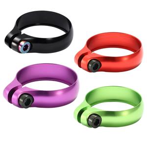 초경량 티타늄 자전거 시트 포스트 클램프, CNC 합금 새들 시트 포스트 클램프, 31.8mm, 34.9mm 산악 자전거 시트 포스트 부품