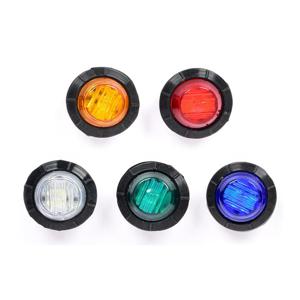 2개 LED 사이드 마커 라이트 (자동차 트레일러 트럭 카라반 12V 24V 사이드 클리어런스 마커 라이트 램프 LED 트럭 황색 적색 백색)