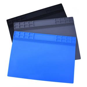 단열 실리콘 패드 데스크 매트 BGA 납땜 수리 스테이션 수리 도구 용 유지 보수 플랫폼 그레이/블랙/다크 블루