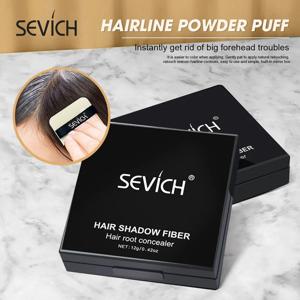 Sevich 12g 헤어 섀도우 파우더 임시 화이트 그레이 커버 헤어 라인 엣지 컨트롤 헤어 컬러 메이크업 헤어 케어 컨실러