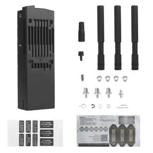 MPU5 더미 모델 라디오 케이스 훈련을위한 DIY 워키 토키 사냥 슈팅 하이킹 CsWargame 라디오 모델