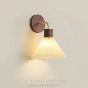 북유럽 LED 벽 램프 현대 나무 벽 조명 실내 조명 룸 장식 Sconces 침대 옆 침실 거실 호텔 E27 전구