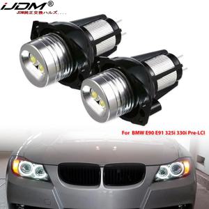 LED 엔젤 아이 헤일로 링 마커 전구 교체, BMW 3 시리즈 E90 E91 325i 330i 제논 화이트, OEM #63117161444