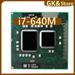 i7-640M i7 640M SLBTN 2.8 GHz 듀얼 코어 CPU 4W 35W 소켓 G1/rPGA988A HM55 HM57 QM57용