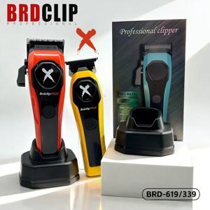BRDCLIP 이발기 충전식 이발용 이발기 조절 가능 이발기 무선 LED 디스플레이 이발기 세트 BRD-619 BRD-339