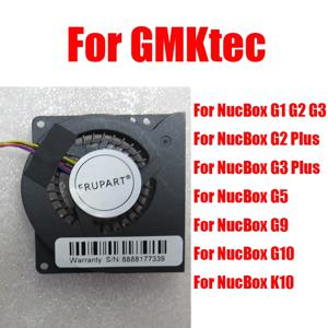 NucBox G1 G2 G3 G5 G9 G10 K10 / G2 Plus / G3 Plus DC5V 4PIN 교체용 GMKtec용 미니 PC CPU 팬