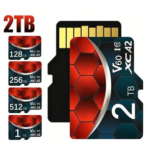 고속 확장형 휴대폰 메모리 카드 2TB TF 카드 1TB 미니 SD 카드 512GB TF SD 카드 256GB 닌텐도 스위치 카메라용