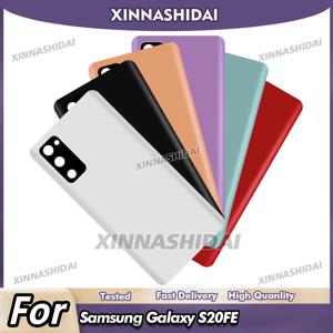 삼성 갤럭시 S20 FE G7810용 배터리 백 커버 카메라 렌즈 하우징 케이스 교체 수리 부품이 포함된 후면 패널