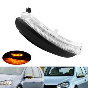 폭스바겐 골프 VI MK6 5K1 투란 1T3용 좌측 사이드 리어뷰 윙 도어 미러 방향지시등 LED 턴 시그널 라이트 (퍼들 라이트 없음)