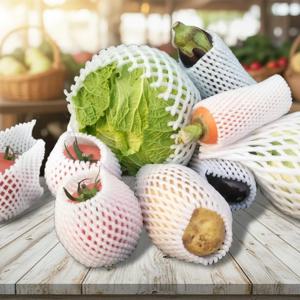 50PC 폼 네트 슬리브 포켓 충격 방지 보호 운송 포장 야채 과일 와인병 깨지기 쉬운 물건 전용 메쉬 가방