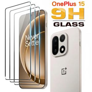 OnePlus 15 15R ACE 6 6T 풀 커버 9H 안티 스크래치 화면 보호기용 HD 강화 유리 1-3개