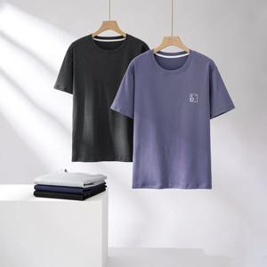 모달 뉴 슬립 탑 남성 조끼 홈 파자마 솔리드 컬러 여름 반팔 O넥 탑 빅 사이즈 L-5XL 캐주얼 잠옷 파자마
