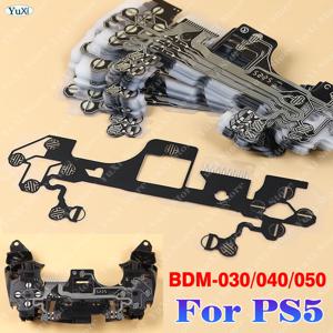 1-50Pcs PS5 BDM-030/040/050 용 전도성 필름 버튼 플렉스 케이블 PS5 엣지 게임 패드 컨트롤러 리본 회로 기판 수리 용