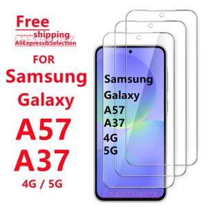 삼성 갤럭시 A57 A37용 강화 유리 화면 보호 필름 1/4개 - 삼성 A37 A57 시리즈에 적합한 스마트폰 보호