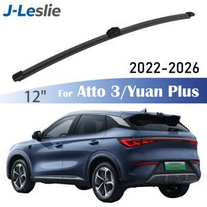 BYD 아토 3 위안 플러스 EV 아토3 2022-2026용 12인치 리어 와이퍼 블레이드, 앞유리 와이퍼, 윈드스크린 와이퍼, 워셔, 윈도우 레인 브러쉬 자동차 리어와이퍼 암 윈드스크린