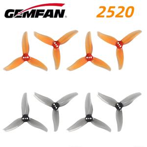 4쌍 Gemfan 허리케인 2520 2.5X2X3 3블레이드 PC 프로펠러 CW CCW FPV 프리스타일 2.5인치 드론 1106 1404용