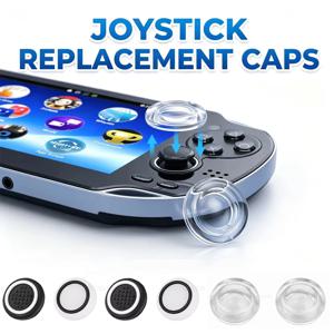 PS Vita PSV 1000 2000용 액체 실리콘 조이스틱 캡 투명 미끄럼 방지 썸스틱 그립 커버 아날로그 스틱 보호대