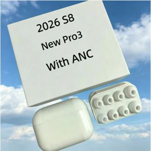 2026 오리지널 에어 뉴 프로 A3 트루 블루투스 헤드셋 이어폰 노이즈 캔슬링 헤드폰 하이파이 스테레오 이어버드 무선 헤드폰