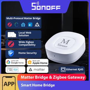 SONOFF 지그비 게이트웨이 브리지 맥스 스마트 홈 브리지-M 홈 어시스턴트 통합 크로스 생태계 매터 지원