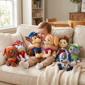 Paw Patrol 플러시 인형 소프트 록 액션 피규어 장난감 - 어린이를 위한 만화 개 영화 주변기기 선물