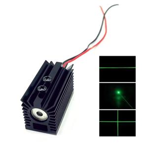 532nm 녹색 30mW 50mW 100mW 도트/라인/크로스 레이저 모듈 히트싱크 무대 조명 목공 위치 지정 장치
