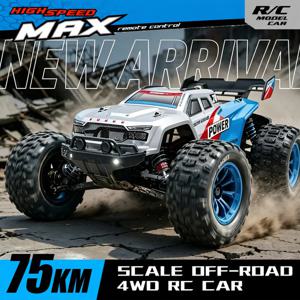 4WD 75KM/H RC 자동차 슈퍼 브러시리스 고속 버기 4x4 오프로드 원격 조종 고속 드리프트 레이싱 트럭 드리프트 레이싱 장난감 선물